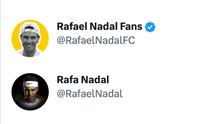 One of these is the real Rafael Nadal