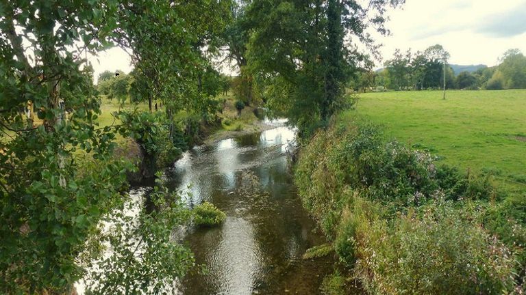 The River Lugg before destruction by the landowner
Pic:Gov.uk