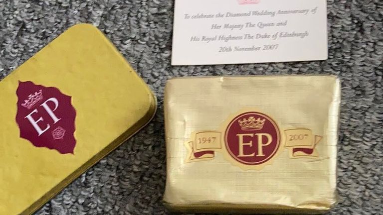 A piece of cake from the late Queen's jubilee in 2007