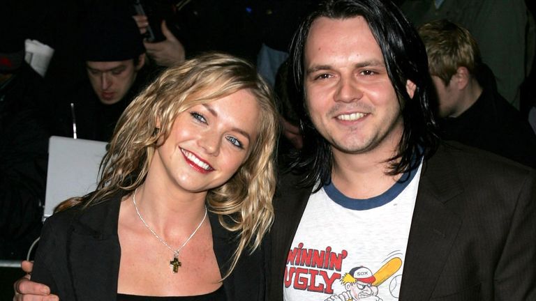 S Club 7&#39;s Hannah Spearritt and Paul Cattermole pictured in 2004. Pic: Stuart Atkins/Shutterstock