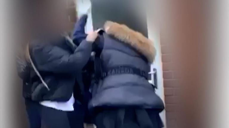 Bullies violently ambush fellow pupils