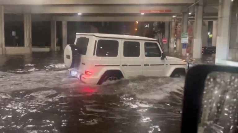 South Florida has been hit with more than two feet of rain causing floods and severe disruption to the region.