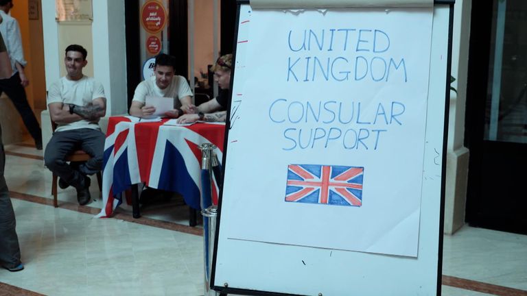 British Consular Support Centre at the Coral Hotel