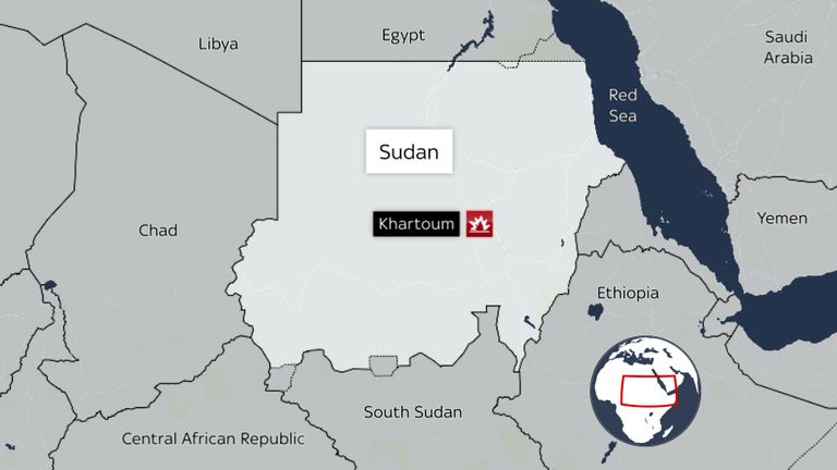 Sudan haritası
