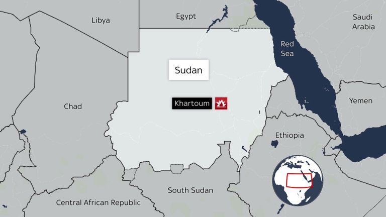 Sudan map