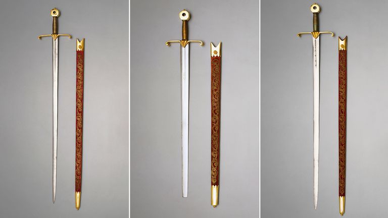 The Swords of Temporal Justice, Mercy and Spiritual Justice.
Pic: Royal Collection Trust/His Majesty King Charles III 2023
