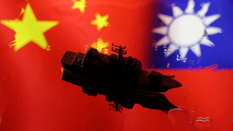 Taiwan claims China is getting ready to 'launch a war' as Beijing issues  'serious warning' to Taipei | World News | Sky News
