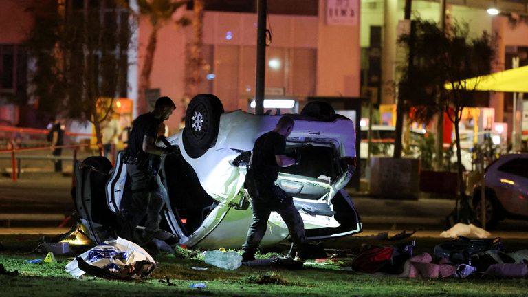 One person died in the Tel Aviv attack