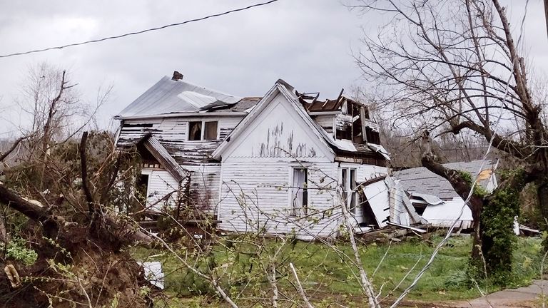 Tornado strikes Bollinger County Pic:Joshua Wells