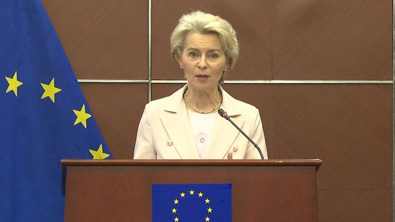 European Commission President Ursula von der Leyen.