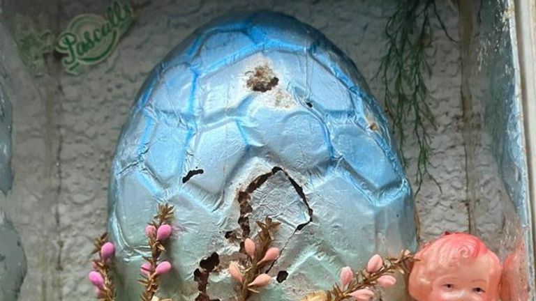 Uneaten Easter egg from 1939 to go on sale. Pic: Hansons