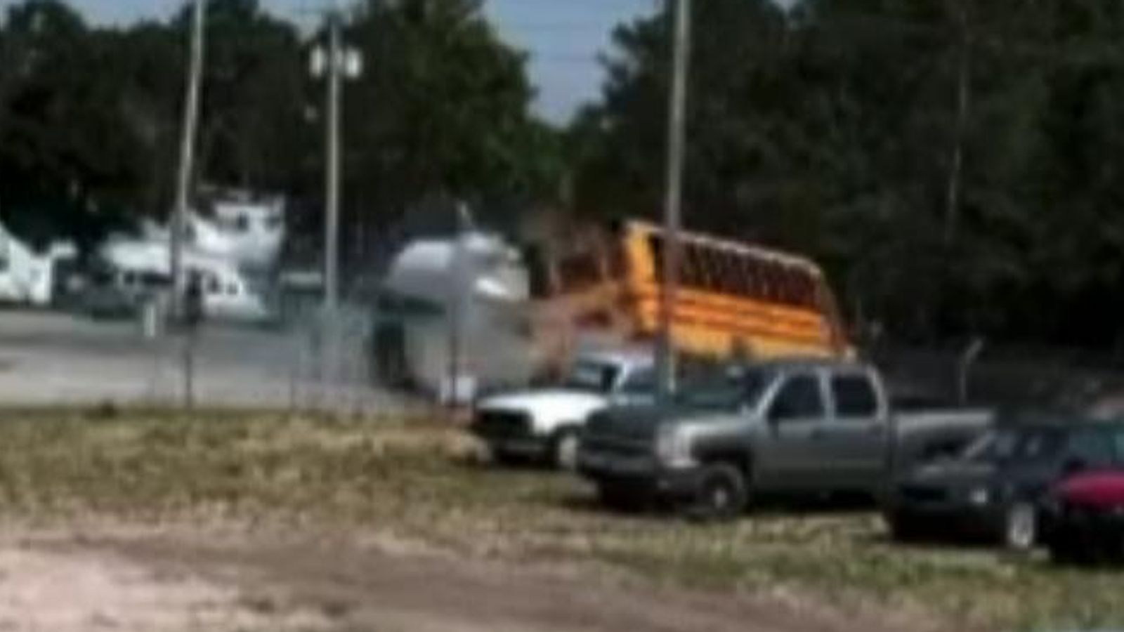 South Carolina Moment tanker crashes into school bus carrying dozens