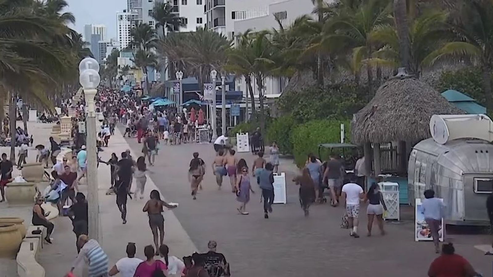 Florida: Nine people  injured in shooting near beach in Hollywood