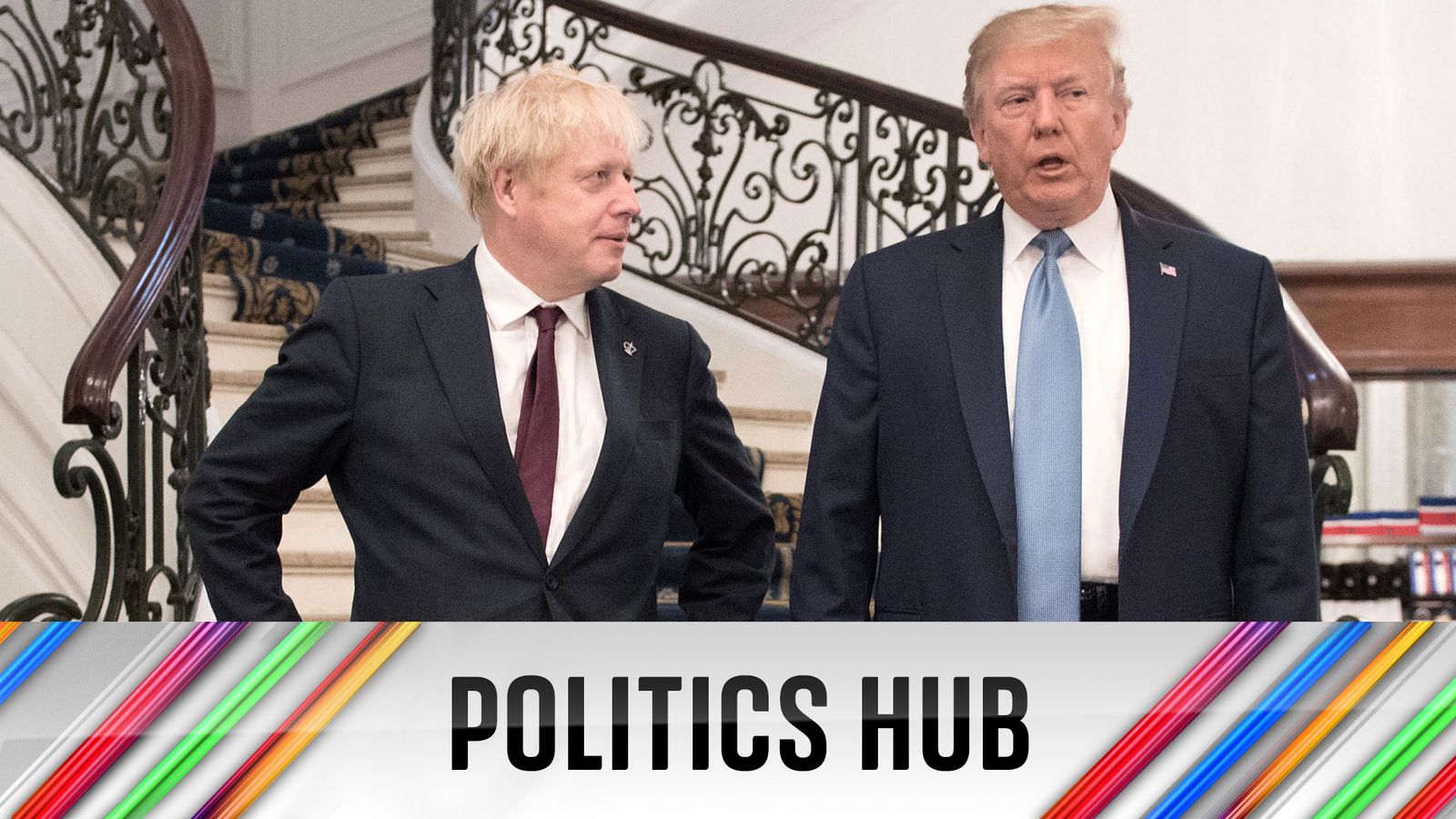 Politics latest: Johnson meets Trump 'to discuss Ukraine'; Union drops strike ballot after last minute offer of talks