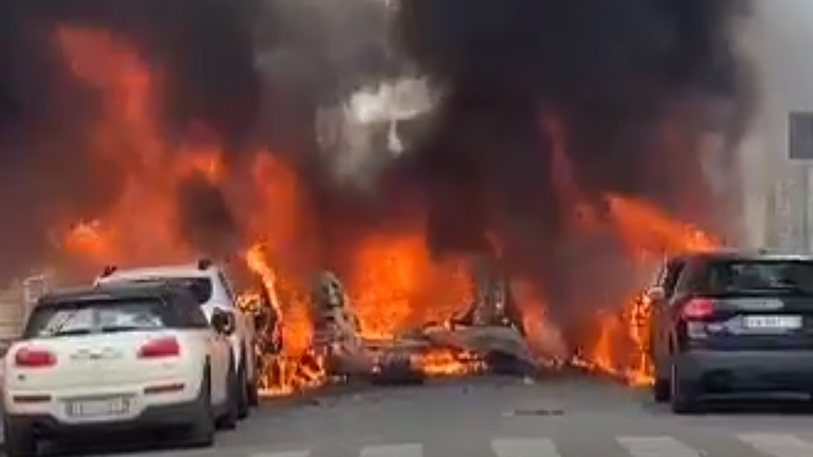 Une explosion dans le centre de Milan laisse plusieurs véhicules en feu |  Dernières nouvelles