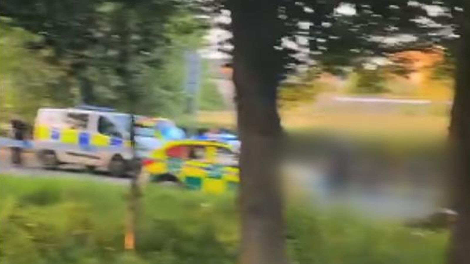 Boy in critical condition after being hit by police van responding to emergency call