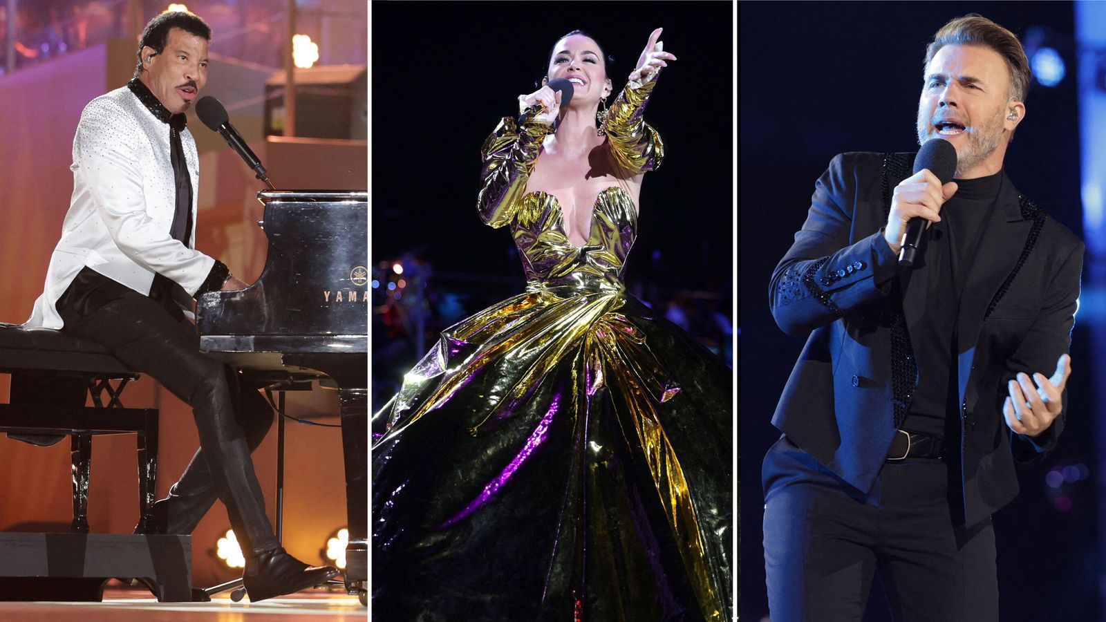 Lionel Richie, Take That and Katy Perry star at King's coronation concert