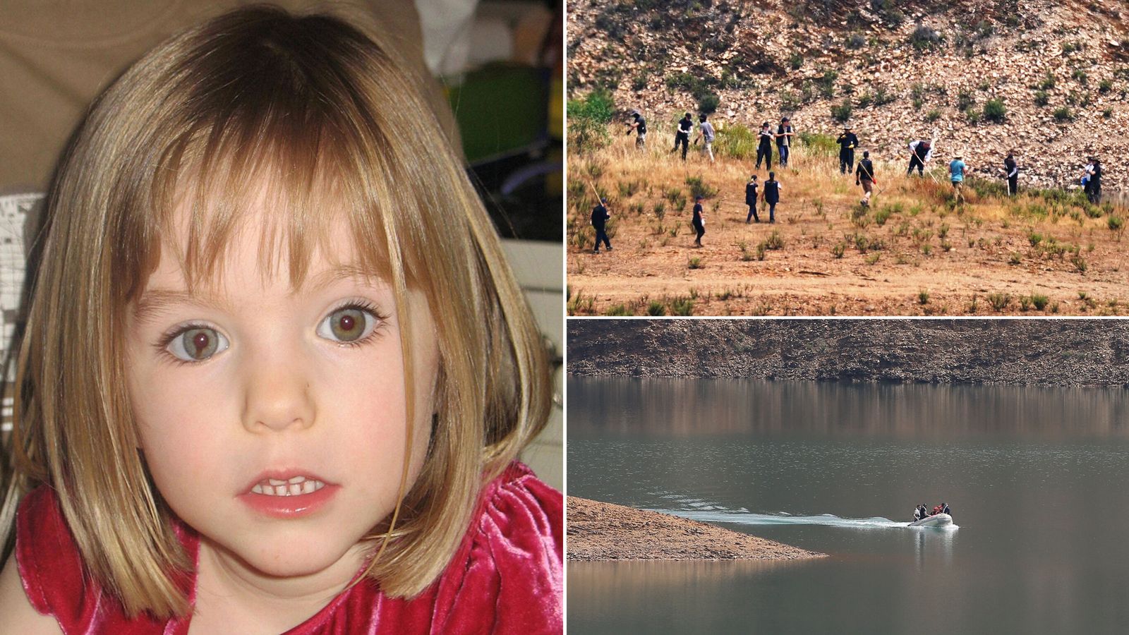 Madeleine McCann police remove bags during reservoir search