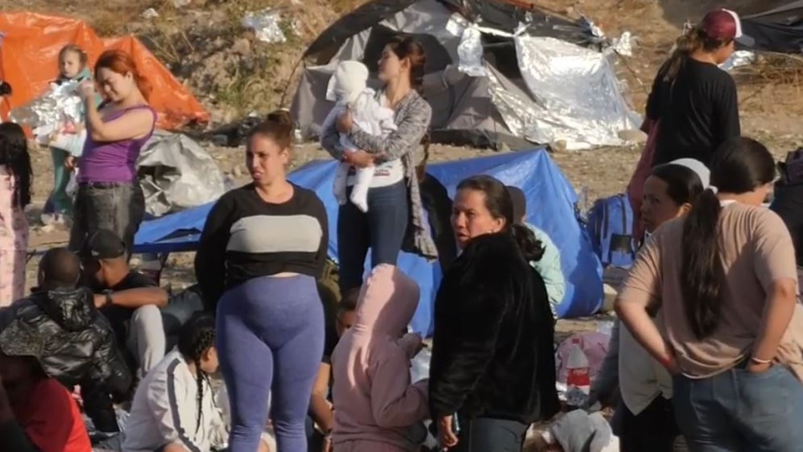 Chaos at US border is exactly what Biden wanted to avoid - with women and children outnumbering men