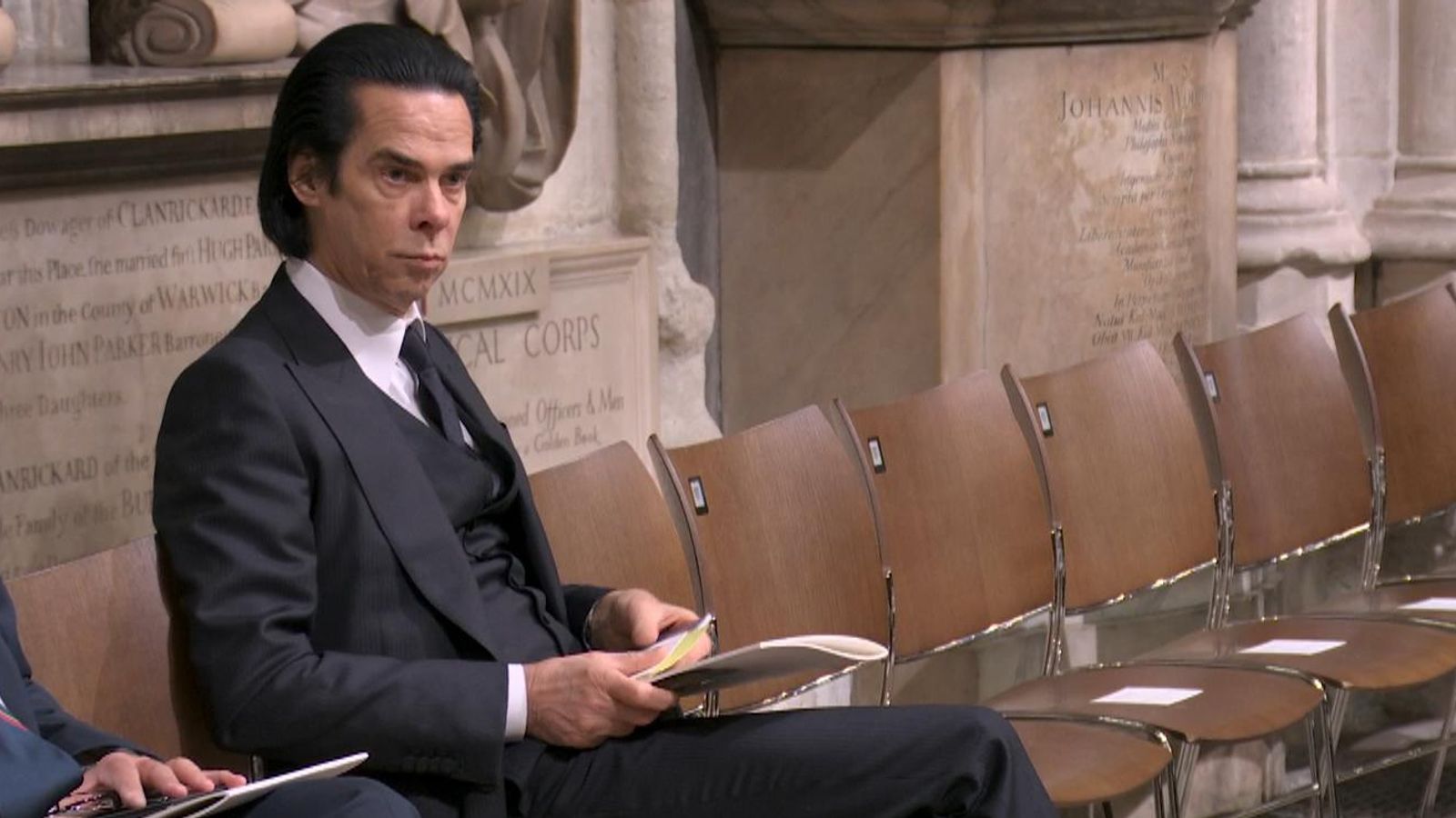 Nick Cave Attends King S Coronation Ents Arts News Sky News   Skynews Nick Cave Coronation 6145696 