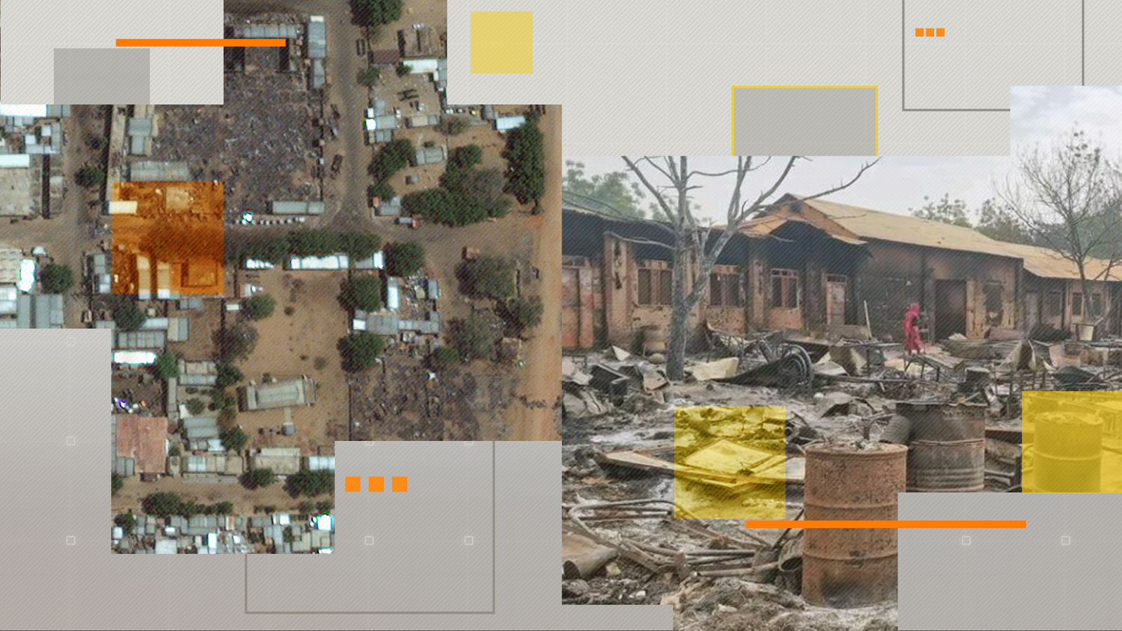 Scale of destruction in Sudanese metropolis revealed by satellite tv for pc photos taken earlier than and after battle