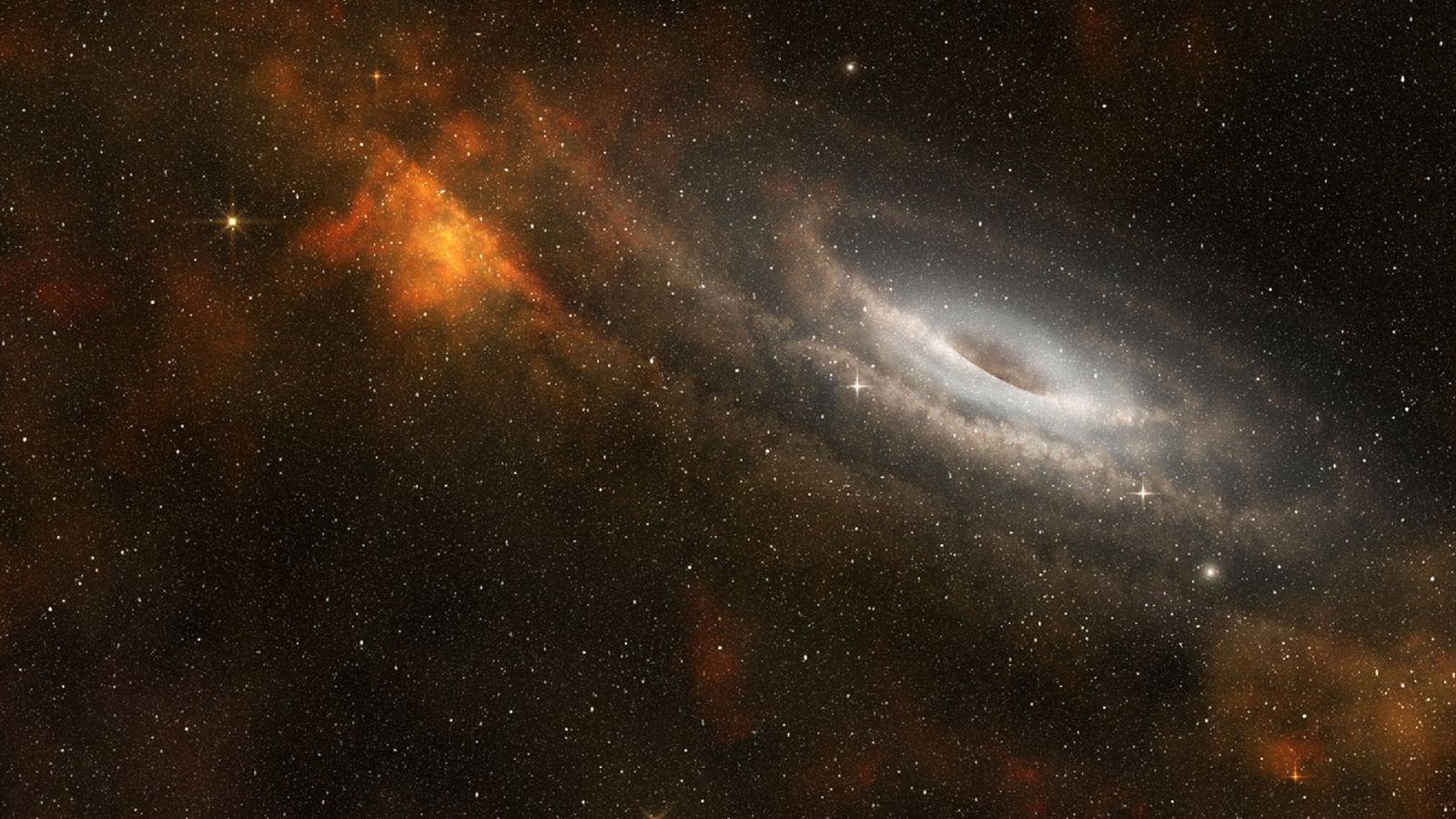 يُعتقد أن المجرة القديمة البعيدة GS-9209 بها ثقب أسود هائل في مركزها