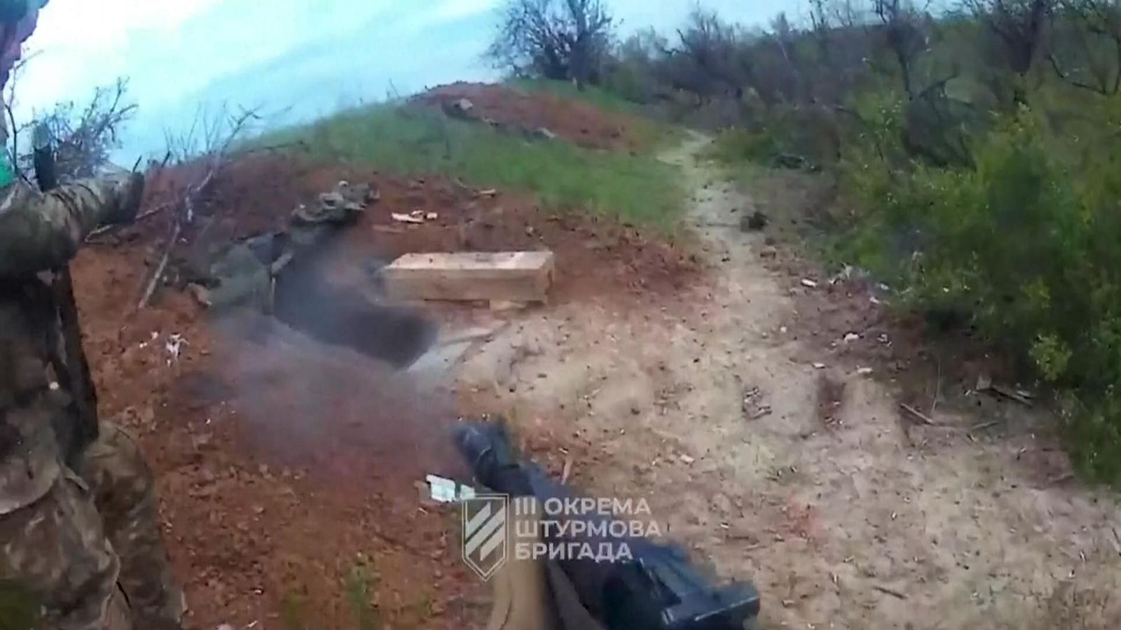 Ukraine War Ukrainian Military Releases Footage Claiming To Show   Skynews Ukraine Bakhmut Armed 6153399 