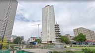The offence is believed to have been committed in the flat the two men shared in Cleveland Tower, in Birmingham city centre. Pic: Google Maps