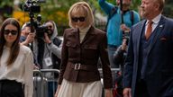 E. Jean Carroll, former U.S. President Donald Trump rape accuser, arrives at Manhattan Federal Court for the continuation of the civil case, in New York City