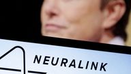 FILE PHOTO: Neuralink logo and Elon Musk photo are seen in this illustration taken, December 19, 2022. REUTERS/Dado Ruvic/Illustration/File Photo
