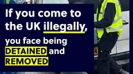 The Home Office has  launched a new advertising campaign aimed at stopping people crossing the Channel illegally