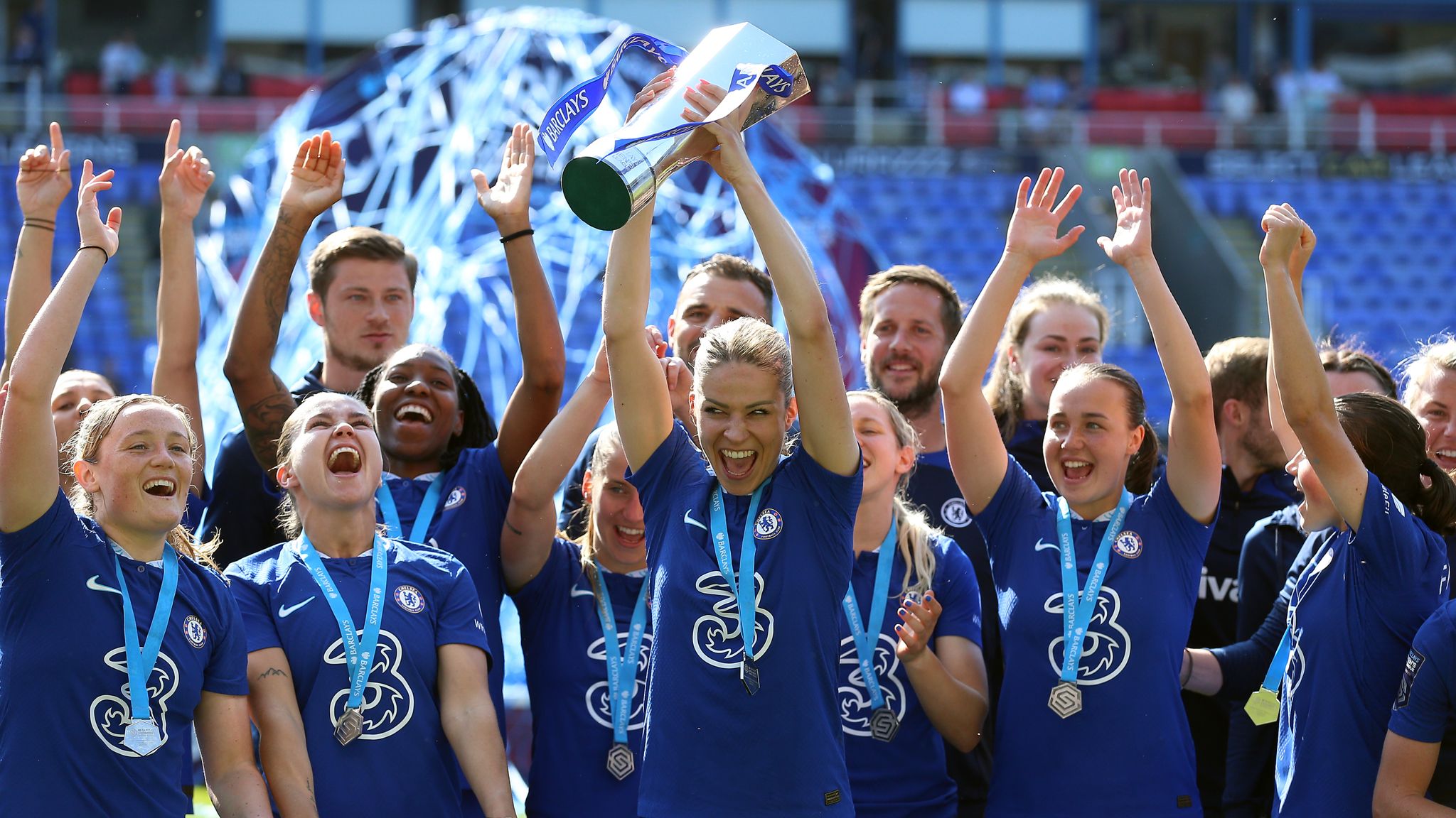 Chelsea win fourth successive Women's Super League | UK News | Sky News