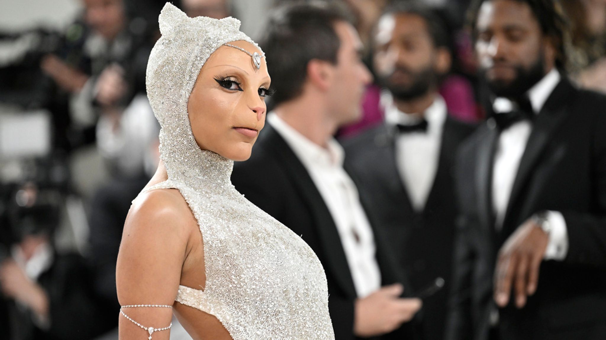 Met Gala latest: Celebrities appear at biggest night in fashion - but Karl  Lagerfeld theme is still controversial, Ents & Arts News