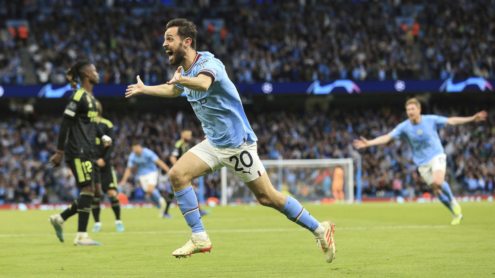 Manchester City 4-0 Real Madrid (17 de mai, 2023) Placar Final