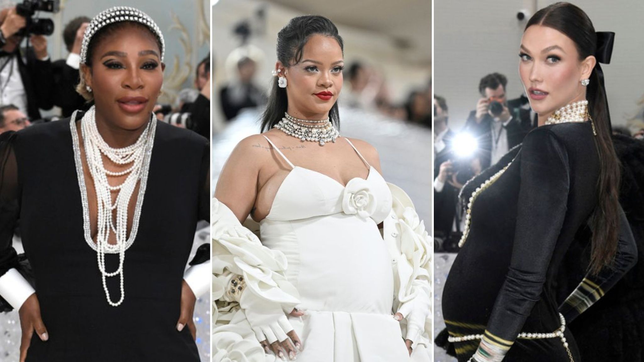 Serena Williams, Karlie Kloss reveal pregnancies at Met Gala