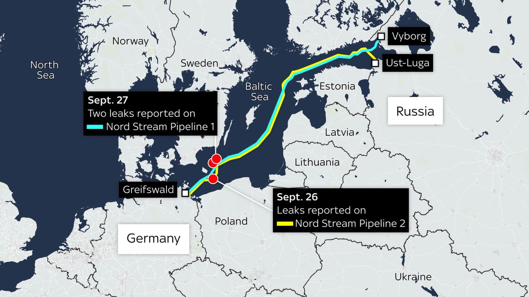 Russian 'ghost Ships' With Underwater Capabilities Circled Nord Stream ...