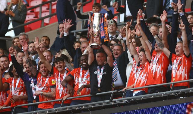 Luton beat Coventry on penalties to win promotion to Premier League for first time ever