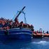 On board the mission to rescue 600 people from overcrowded fishing boat abandoned by its captain