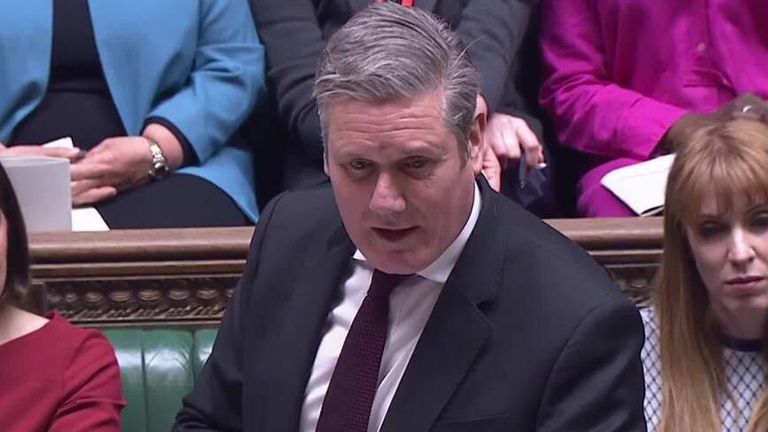 PMQs: Starmer Brings Up The PM's 'boast' Of Not Having Working Class ...