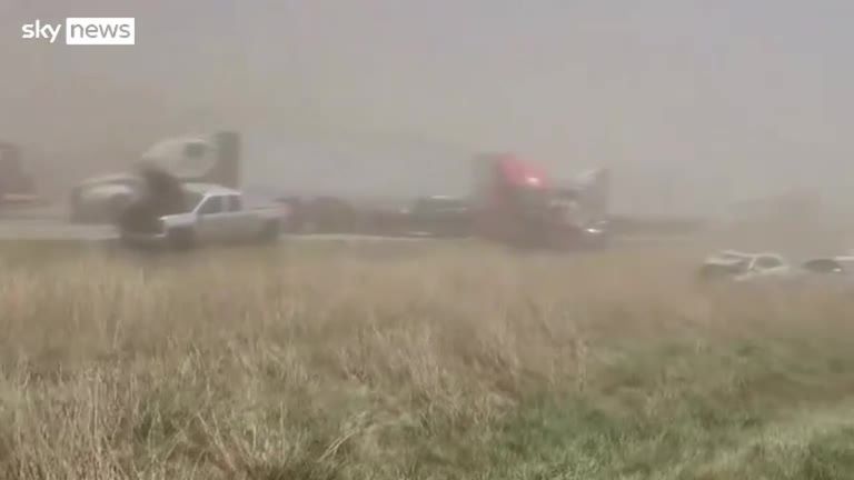 Multiple fatalities have been reported and dozens have been injured following major car crashes in Illinois