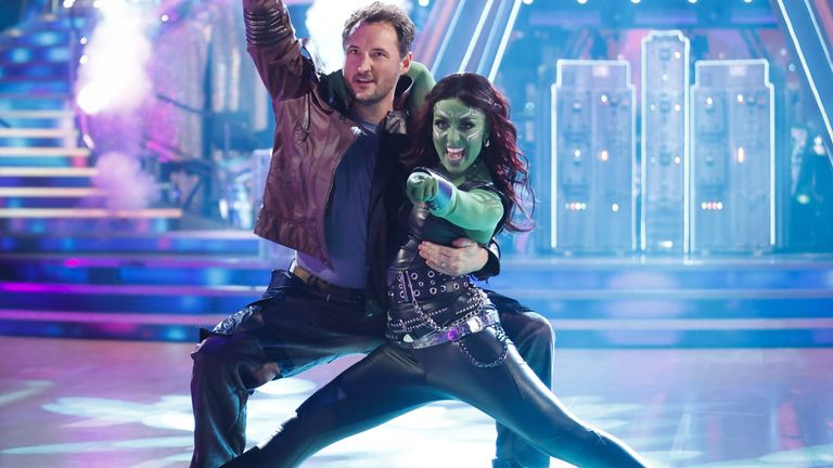 EastEnders star James Bye and Amy Dowden on Strictly Come Dancing in 2022