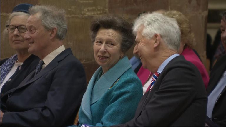 Princess Anne in Gloucester