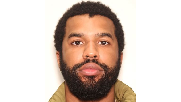 This photo released by the Atlanta Police Department on Wednesday, May 3, 2023, shows Deion Patterson.  Atlanta police said a suspected shooter in downtown Atlanta is believed to be Patterson and that he was considered armed and dangerous. (Atlanta Police Department via AP)