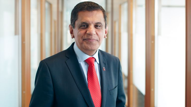 Medical director of the British Heart Foundation Sir Nilesh Samani, photographed at the BHF headquarters in London.. 20th February 2017.Pic - Gareth Iwan Jones. Supplied by BHF