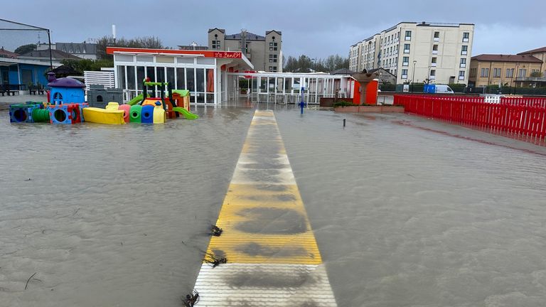 Flooding in Cesena
Pic:AP