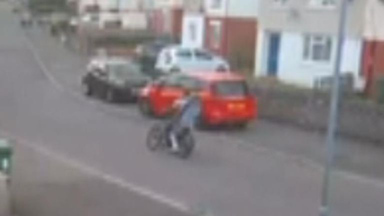 CCTV shows moment before fatal crash in Cardiff