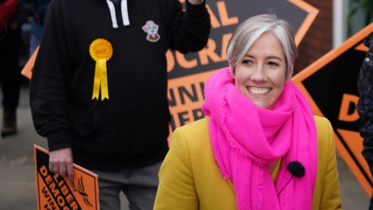 Deputy leader of the Liberal Democrats, Daisy Cooper.