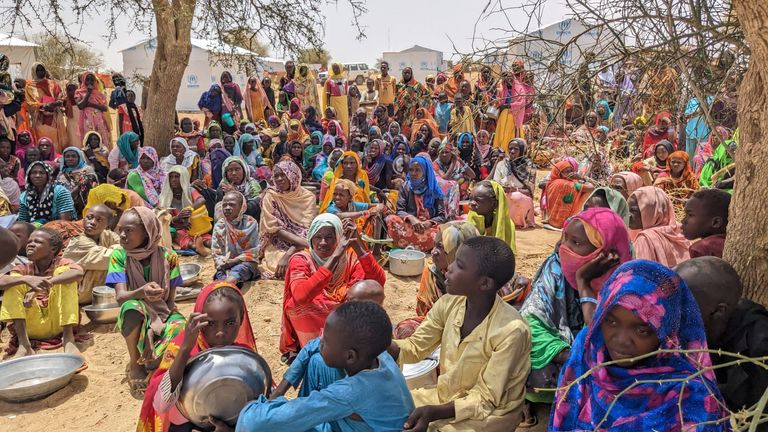 Yaklaşık 90.000 kişi Sudan'ın Batı Darfur eyaletinden Doğu Çad'a kaçtı 