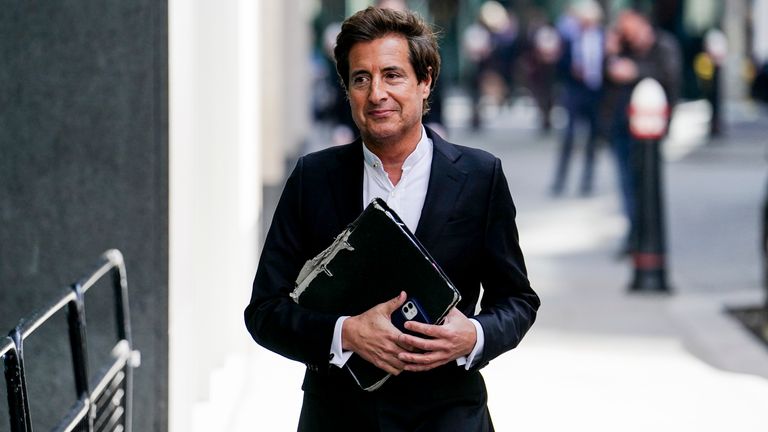 David Sherborne arrives at the Rolls Buildings in central London for the phone hacking trial against Mirror Group Newspapers (MGN). A number of high-profile figures have brought claims against MGN over alleged unlawful information gathering at its titles. Picture date: Wednesday May 10, 2023.