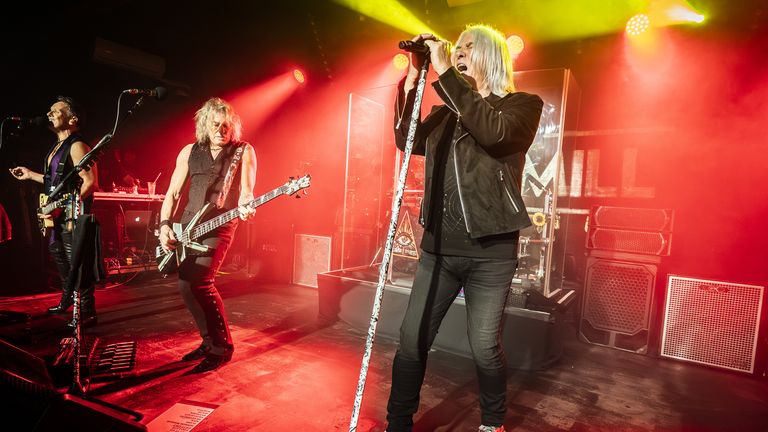 Def Leppard perform at the Leadmill in Sheffield